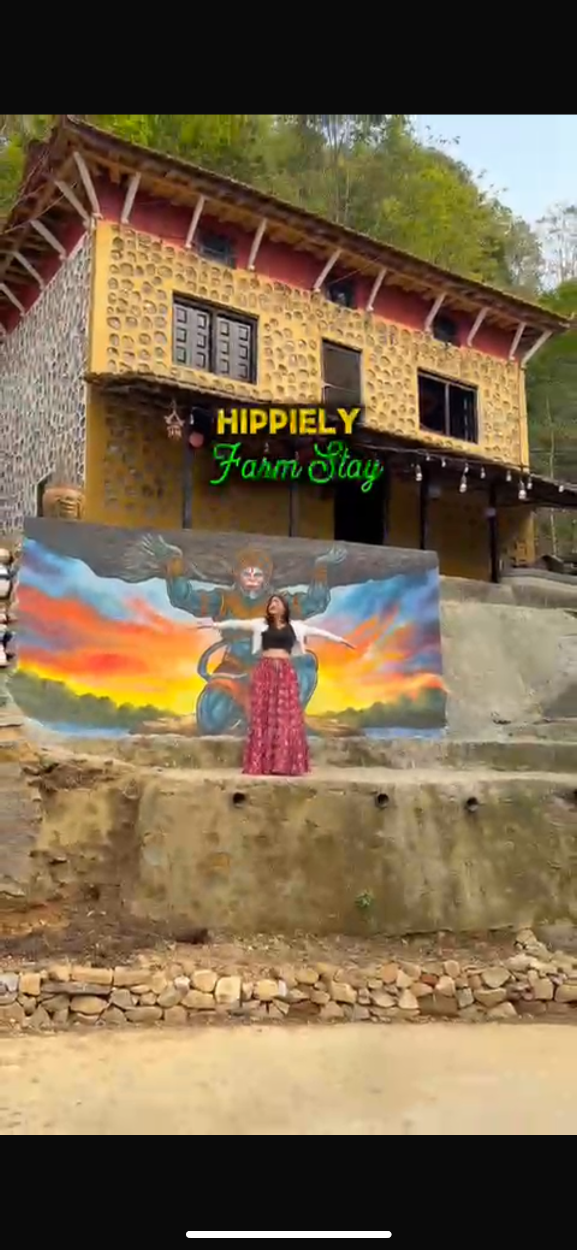 Wonder around farmstay with friends in Bhaktapur 