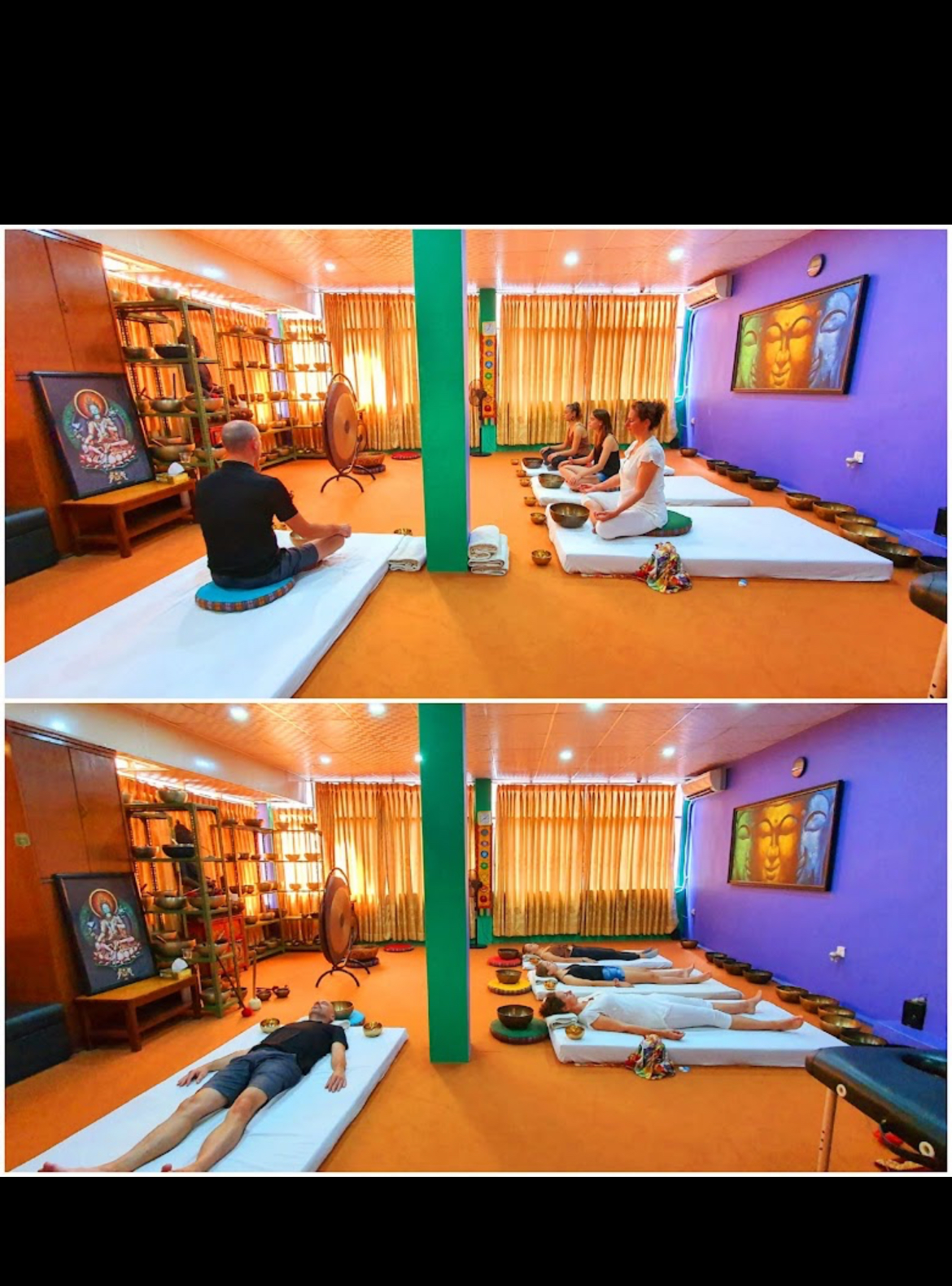 Meditation Session and Sound Healing in Aashapuri