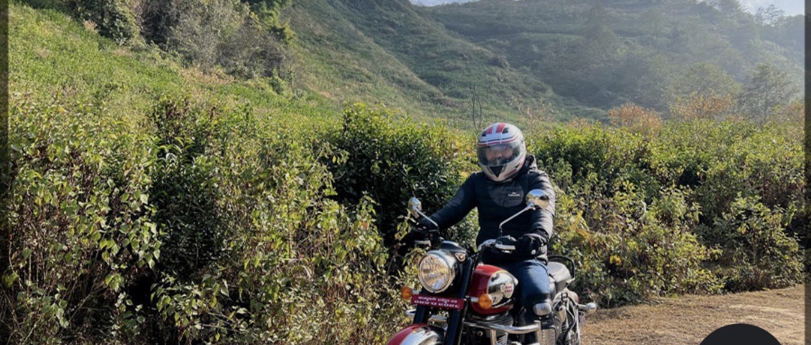 Bullet Ride in Nature in Changu Narayan