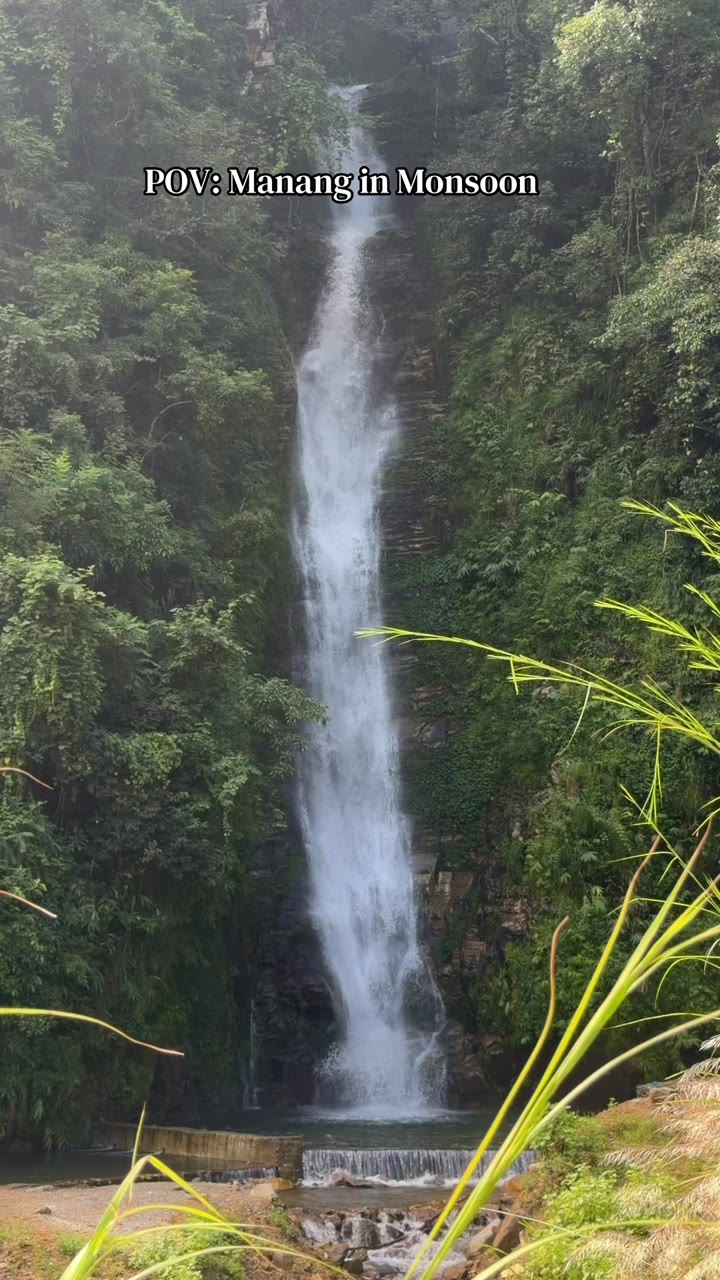 Waterfalls of Manang ….