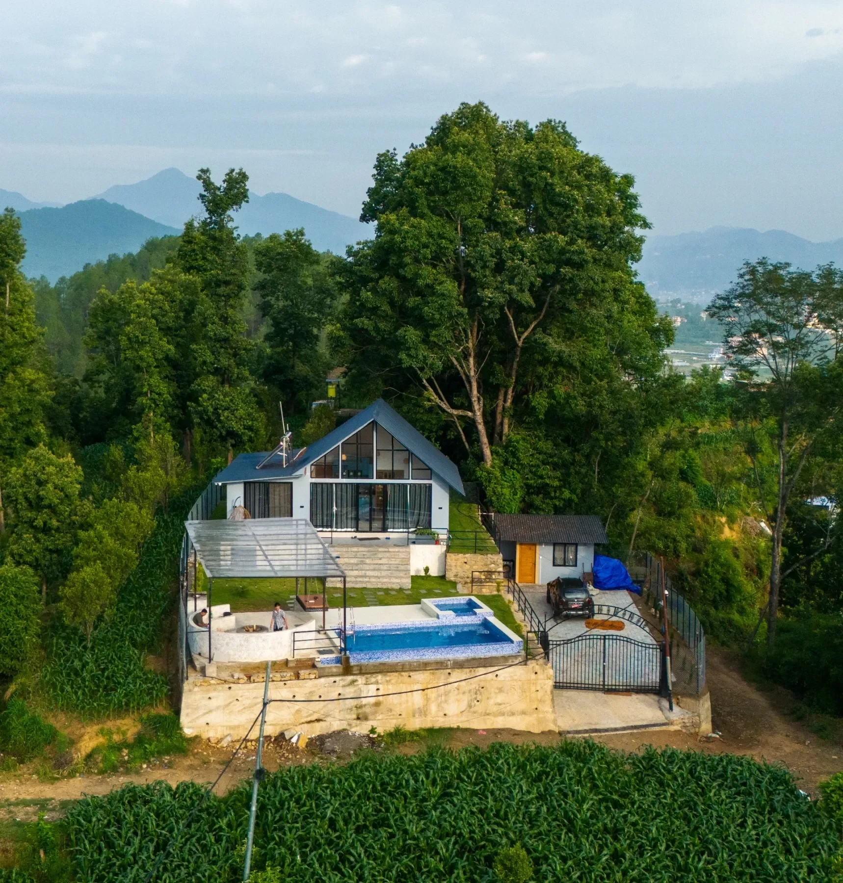 Private pool villa in Panauti
